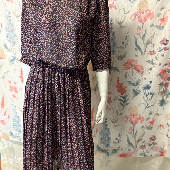 Vintage Breli Originals Floral Midi Dress - Picture 2 of 13